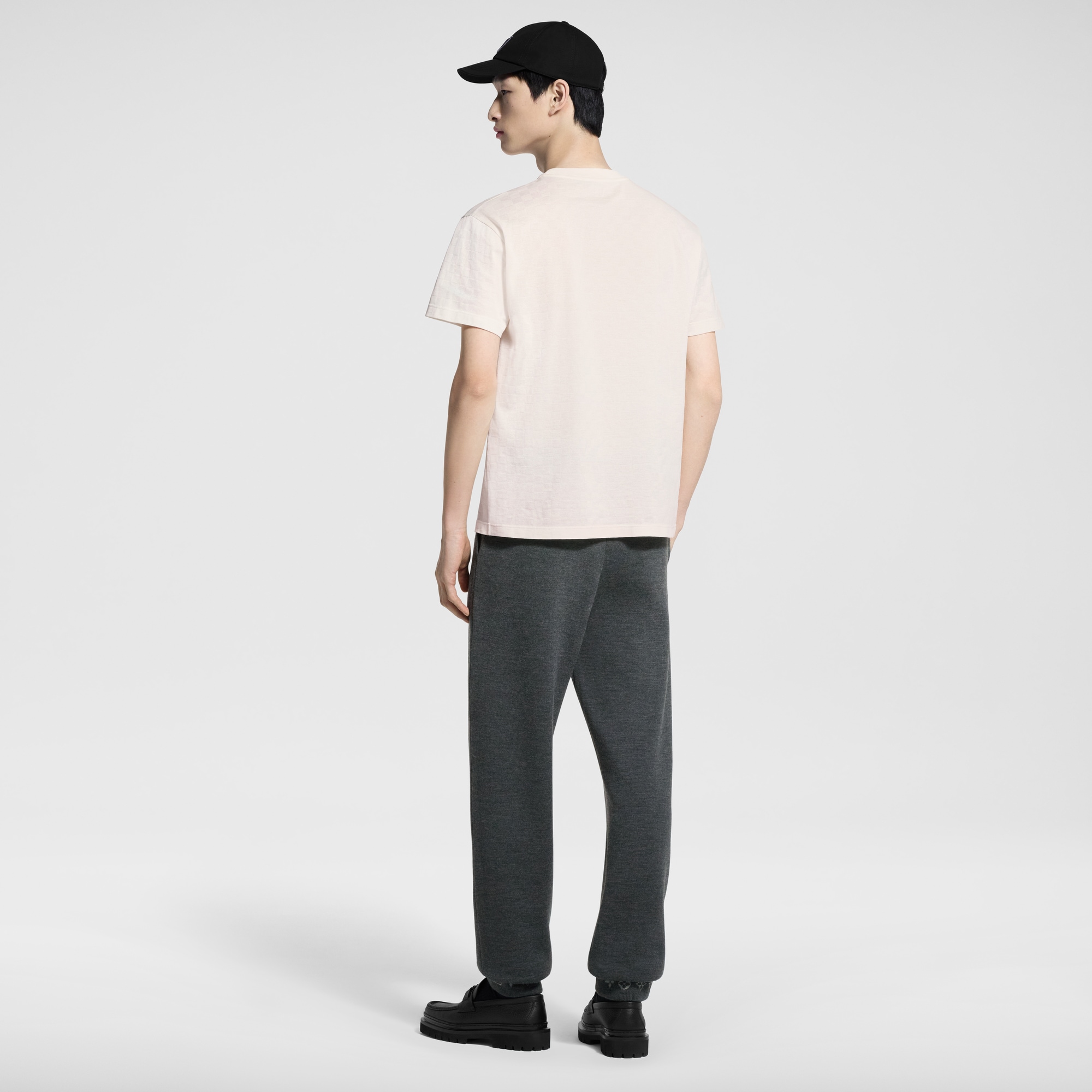 Camiseta Xadrez Damier em Piqué de Algodão - Ready-to-Wear | LOUIS